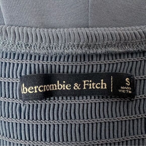 Abercrombie & Fitch V-Neck Romper Steel Blue Size S - Picture 6 of 7